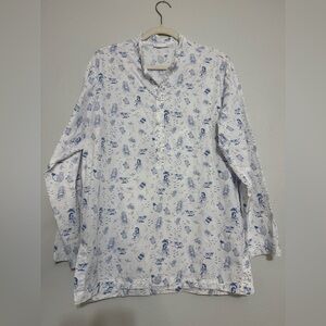 La Perla Men’s Sleep Top - Small - Nautical - Beach